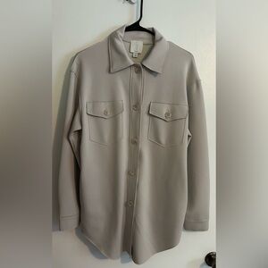 Joie. Shacket. Heavy Dri Fit Like Material.